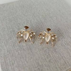 Brand new whimsical insect inspired earrings